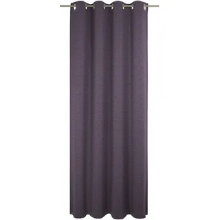 Vorhang WIRTH "Trondheim B", lila (beere), B:132cm H:345cm, Chenille, Polyacryl, Gardinen, Vorhang