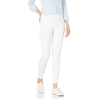 Amazon Essentials Damen Strick-Jegging zum Hineinschlüpfen (erhältlich in Übergröße), Weiß, Small Short