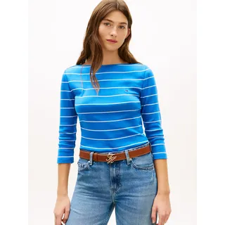 Tommy Hilfiger Damen, Slim Cody Boat-Nk 3/4Slv Ww0Ww40589, blau M