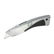 wolfcraft Trapezklingen-Messer mit einziehbarer Klinge