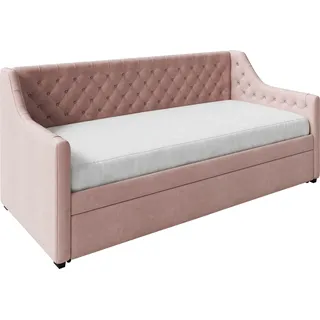 LEONIQUE Ausziehbett PRINCESS 90 x 200 cm rosa