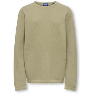 Only & Sons Herren Strickpullover | Normal geschnitten fit, Langarm, Winter, Bei max. 40 grad waschen