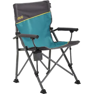 Uquip Campingstuhl Roxy Petrol I Faltbarer Klappstuhl mit 120 kg Traglast I kompakter Faltstuhl aus Stahl & Polyester I klappbarer Outdoor-Stuhl für Camping, Strand, Angeln, Garten & Festivals