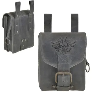 Greenburry Vintage Herren Gürteltasche Schwarz 15x19x8cm