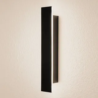 LUMILED Außenwandleuchte 9W LED Modern 230V 4000 K neutralweiß IP65 Wasserdicht Wandlampe Außenlampe Fassadenleuchte Edelstahl Kunststoff Schwarz Outdoor - Schwarz