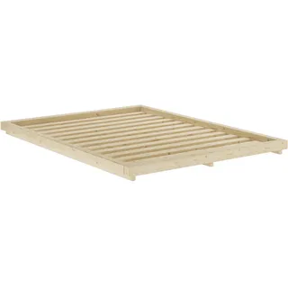 Karup Design »FSC® Massivholz Futonbett, excl. Matratze, mit Lattenrost« Minimalistisches Design, ein zeitloser Klassiker für moderne Räume,