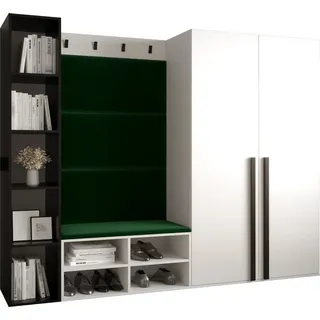 Garderobe MIRO Set 4 mit gepolsterten Paneelen Industrial Design