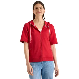 Cecil Sweatjacke mit Kapuze Rot L