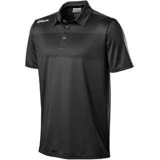 Wilson Herren Golf-Poloshirt, Kurzarm, Tour Polo, Hemd mit UV-Schutz, Atmungsaktiv und schnell trocknend, Polyester