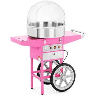 Royal Catering Zuckerwattemaschine Zuckerwatte Zuckerwattegerät Cotton Candy Maker, Fun Kitchen, Rosa