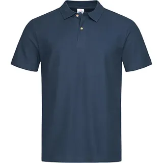 Stedman ST3000 | Herren Poloshirt-Piqué 100 - Farbe: Navy Blue - Größe: 3XL - Blau