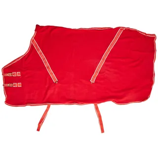 Rhinegold 0 Comfey Fleece Rug Teppich, rot, 1,5 m