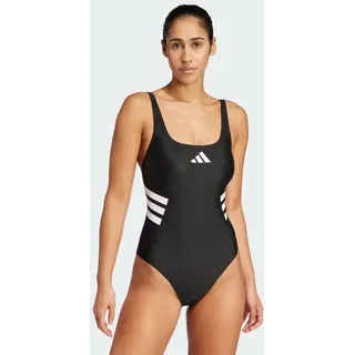 adidas 3-Streifen U-back Badeanzug Black / White 42    