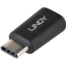 Bild USB-C Adapter, USB-C 2.0 [Stecker] auf USB 2.0 Micro-B [Buchse] (41896)