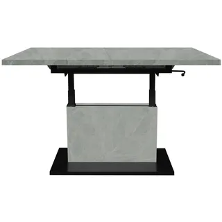 Mäusbacher Lift Couchtisch Schwarz Metall 160 x 75 x 70 cm