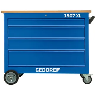 Gedore 1507 XL 01210 Rollwerkbank mit 4 Schubladen