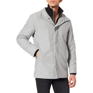 JACK & JONES Herren Jjedunham Wool Jacket Sn Wolljacke, Light Grey Melange, XL EU