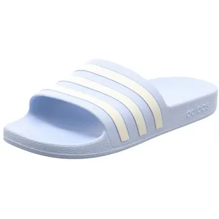 Adilette Aqua Glow Blue / Zero Metalic / Zero Metalic 38