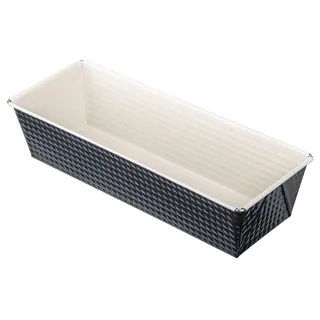 Zenker 7818 Königskuchenform Crème Noir, Durchmesser 30 cm, Edelstahl, grau / beige, 32 x 13 x 7,5 cm, Anthrazit / Creme