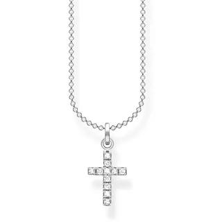 Thomas Sabo Kette Kreuz pavé 925 Sterling Silber