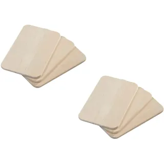Kesper | Frühstücksbrettchen aus Birkenholz | 6er Pack | 22 x 14 cm | ideal als Schneidbrett zum Frühstück