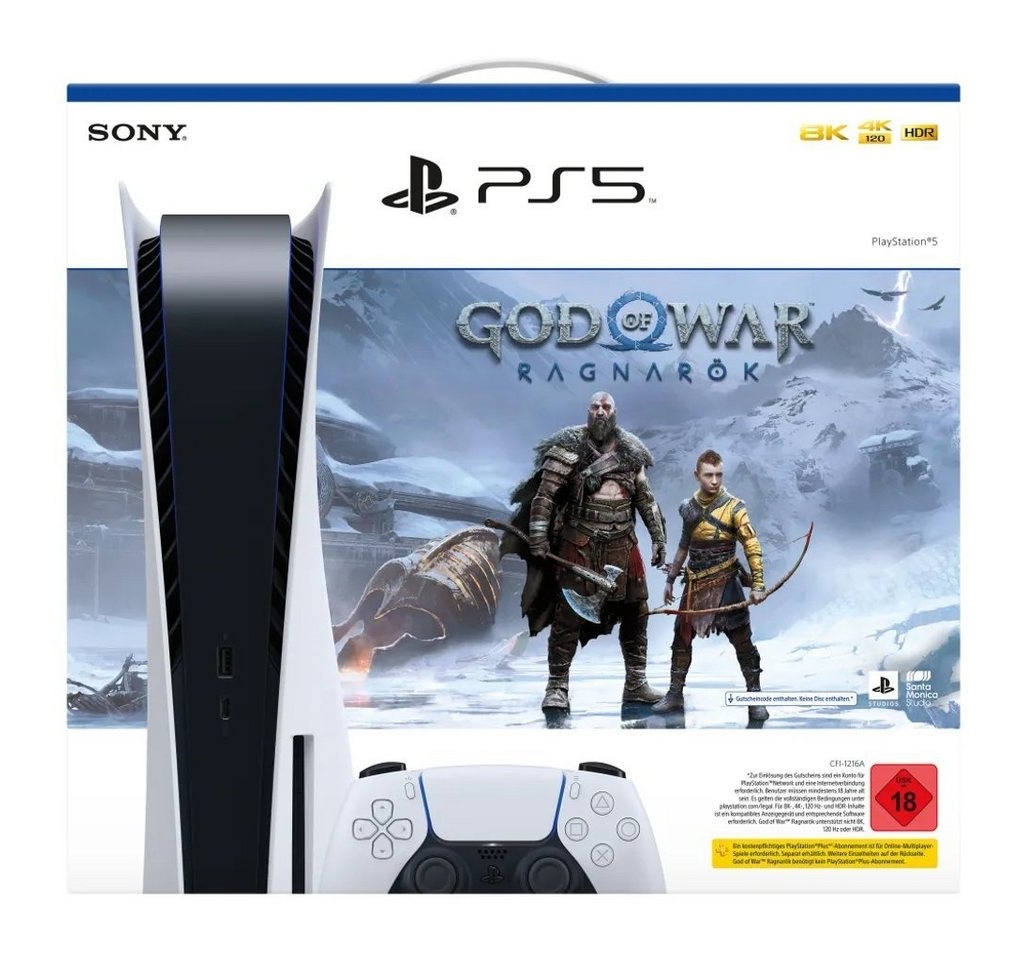 Bild von PlayStation 5 Disc Edition + God of War: Ragnarök