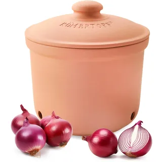 RÖMERTOPF Vorratstopf Frische-Topf Maxi Aufbewahrungsbox aus Naturton Behälter für Lebensmittel 2,8 Liter