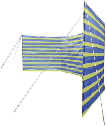 Bild von PE-Plane Windschutz 4 x 1,35 m blau/gelb
