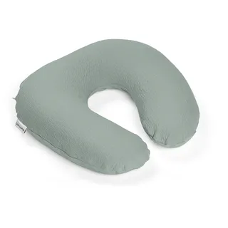 Doomoo Stillkissen Softy - Lagerungskissen Baby, 150cm inkl. Bezug aus Bio-Baumwolljersey, mit feiner EPS-Mikroperlenfüllung, Oeko-TEX® Standard 100, Tetra Jersey Green