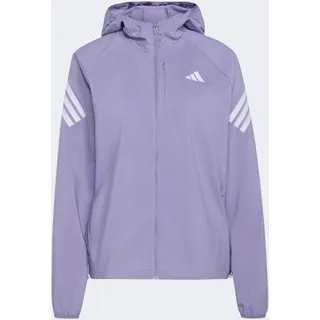 Laufjacke ADIDAS PERFORMANCE "ADI365 3S JKT W", Damen, Gr. L, lila (magic lila), Obermaterial: 100% Polyester, Jacken Laufjacke