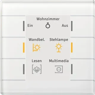 MDT BE-GT20W.02 Glastaster II Smart Farbdisplay Weiß