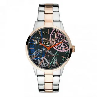 Alv By Alviero Martini Herrenuhr Stahl New Collection ALV0007 + Pochette
