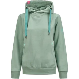 Kapuzenpullover SALZHAUT "Hoodie SÜNN", Damen, Gr. XXL, grün (salbei), Obermaterial: 55% Baumwolle CO. 45% Polyester PES., Pullover Kapuzenpullover