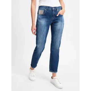 Angels 5-Pocket-Jeans »LIZ BELT«, mit Gürtel ANGELS mid blue u