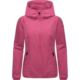 Ragwear Damen warme Wasserdichte und atmungsaktive Winterjacke mit Kapuze Dizzie Warm Rain YOUMODO Fuchsia Gr. L - L