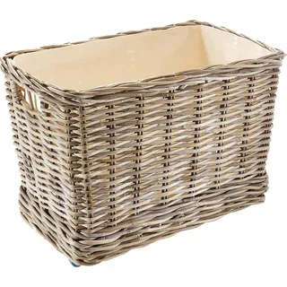 locker Kaminholzkorb 72/44/49 cm, grau