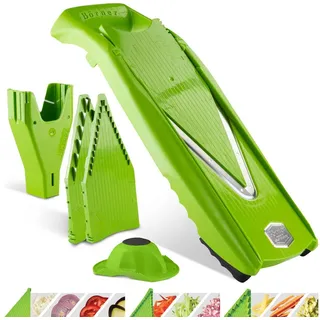 Boerner Pharma Börner V5 Set) Kartoffelschneider Gemüseschäler Obstreibe Gemüsehobel Zwiebelschneider