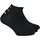 Sneakersocken 3er Pack Schwarz