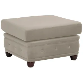 Home affaire Polsterhocker »New Castle«, passend zur "New Castle"-Serie, B/T/H: 75/70/45 cm, beige