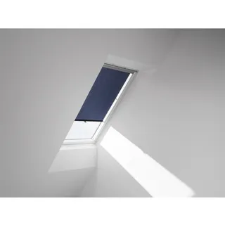 VELUX Rollo Uni RHL S00 9050 90 x 130 cm / Fenstergröße (Velux) Dunkelblau