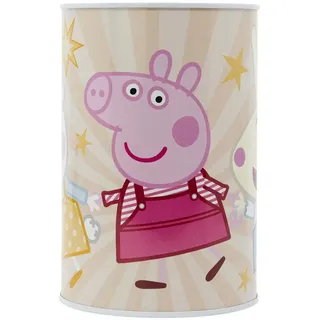 Peppa Pig Wutz Lucie Locke Kinder XL Spardose Sparschwein aus Weißblech