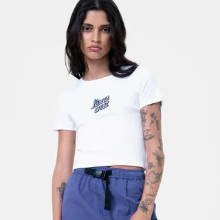 Santa Cruz T-Shirt "FLUTTER FLASH T-SHIRT", weiß