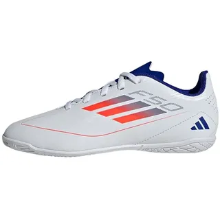 Adidas F50 Club Kids IN Cloud White / Solar Red / Lucid Blue 34