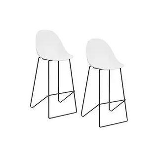 meet powered by PAPERFLOW Barhocker VOID weiß, 2 St.