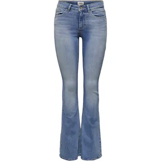 Only Onlblush Mid Flared Blau 32/33