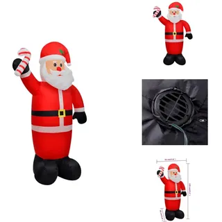 Weihnachtsmann aufblasbar 120 cm - Weihnachtsbeleuchtung