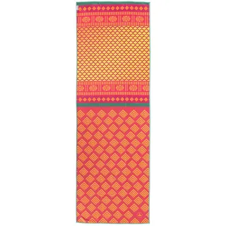 bodhi Grip2 Yoga Towel Art Collection, Safari Sari, rot-gelb 1 St rot