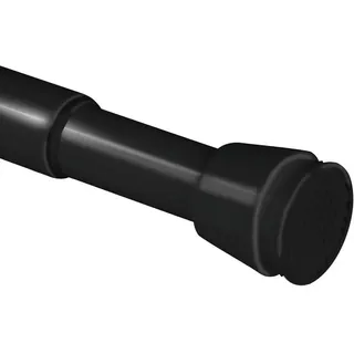 bomoe Duschvorhangstange L-Form 115 x 200 cm schwarz