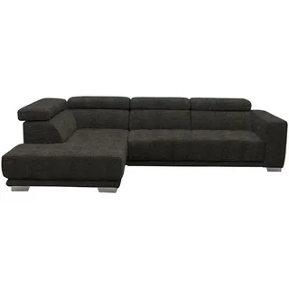 Xora Ecksofa , Braun , Textil , Uni , Ottomane links, L-Form , 301x207 cm , Typenauswahl, Fußauswahl, Stoffauswahl, seitenverkehrt erhältlich , Wohnzimmer, Sofas & Couches, Wohnlandschaften, Ecksofas
