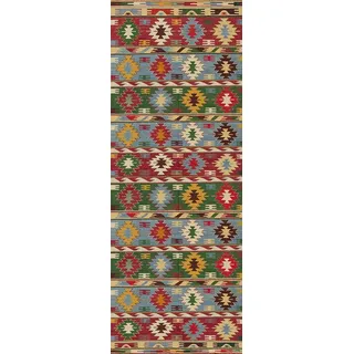 Vilber Kilim.2578 DU 01 Teppich, Vinyl, bunt, 75 x 120 cm (Rectangular)